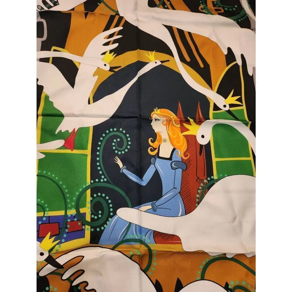 Mila & Such Silk Hush‎ Fairytale Scarf Rare